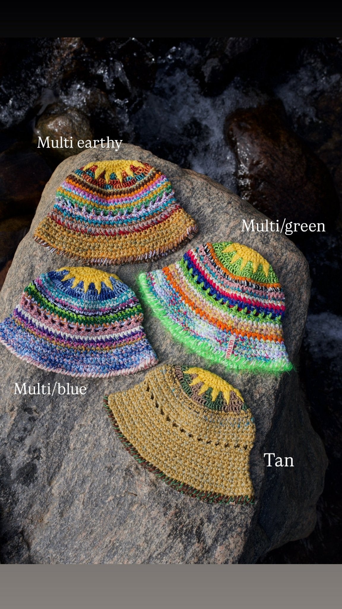 ULTRAVIOLHAT X YFE Hand Knit Sun Hat