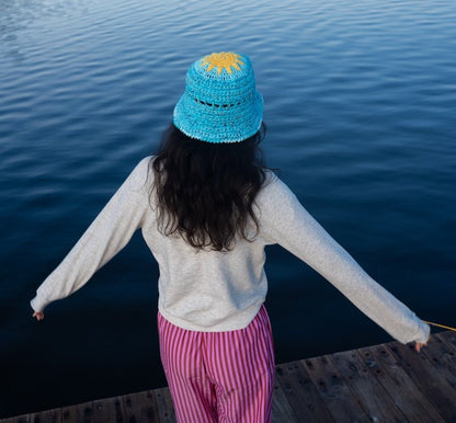 ULTRAVIOLHAT X YFE Hand Knit Sun Hat