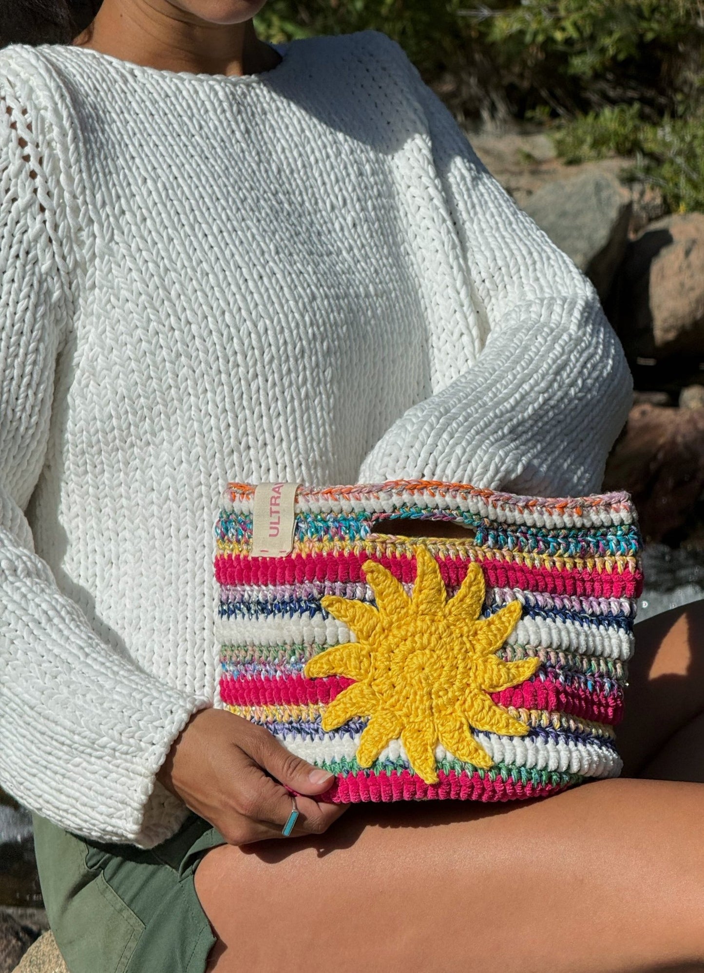 ULTRAVIOLHAT X YFE Knit Bag