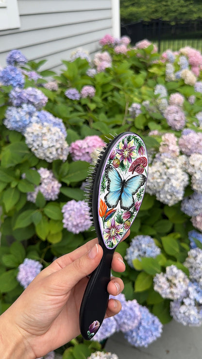 Pollinator Hairbrush - Hand Painted by Cellazanetti