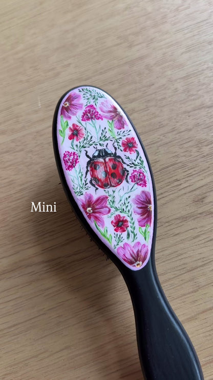 Pollinator Hairbrush - Hand Painted by Cellazanetti