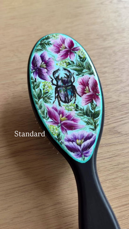 Pollinator Hairbrush - Hand Painted by Cellazanetti